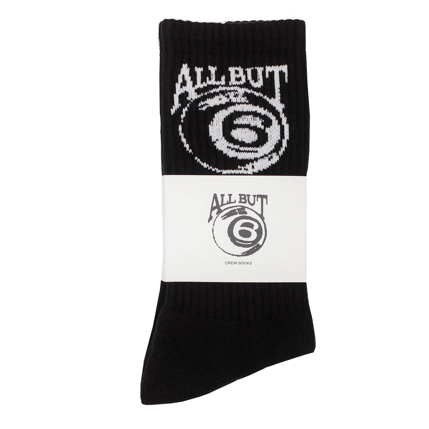 AB6 LOGO SOCKS (BLACK)