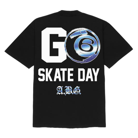 AB6 Go Skate Day T-Shirt (Black)