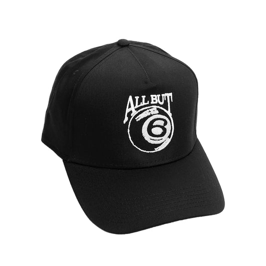 AB6 LOGO 5 PANEL HAT (BLACK)