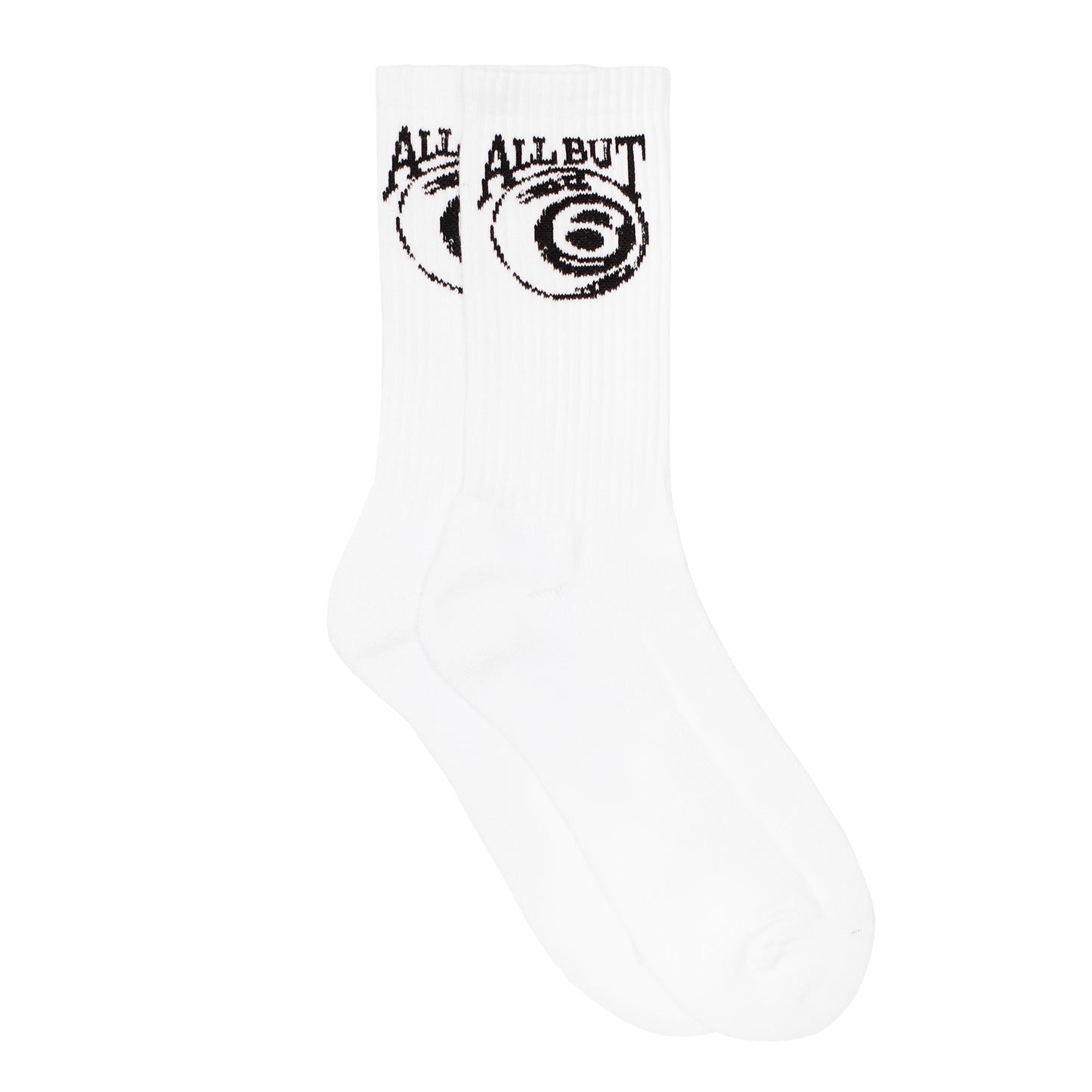 AB6 LOGO SOCKS (WHITE)