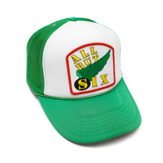 WINGS TRUCKER HAT (GREEN)